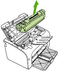 Before you can install the new laserjet p1005 cartridge, start by taking it out of its box and removing the packing materials. Hp Laserjet P1005 P1006 P1009 P1505 And P1505n Printers Replacing The Print Cartridge Hp Customer Support
