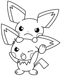 Découvre tous les pokemons en consultant nos pages à colorier à imprimer. Coloriage Pokemon Pikachu Semble En Colere