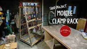 Will go great with my pallet coffee table i'm making! How To Build A Mobile Clamp Rack Youtube