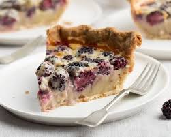 Blackberry Custard Pie Custard Pie Recipe Blackberry Recipes How Sweet Eats