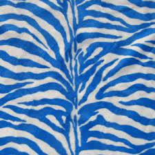 The fleece fabric can be used at home and commercial applications.fleece printed. Blue Zebra Print Fabric