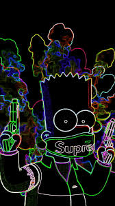 Along with the simpson family, the simpsons includes a large array of characters: Bart Simpson Bart Simpsons Supreme Hd Mobile Wallpaper Peakpx