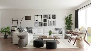 This urban and kind of a charming living room has gained the characteristic chic due to the sofas and modern decorative accents such as the white and silver table elements, which is a great example of how accessories and other decorative objects can completely change the concept of. Chic Mid Century Urban Living Room With Modern Touches Design By Spacejoy