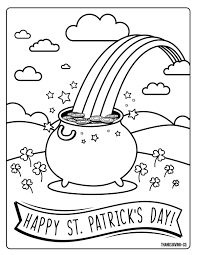 Set off fireworks to wish amer. 6 Printable Whimsical St Patrick S Day Coloring Pages For Kids