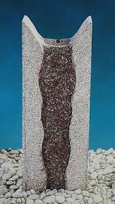 Wasserspiel Granit Flusssaule Wasserstein Zierbrunnen Grau Ebay Brunnen Wasserspiele Steine