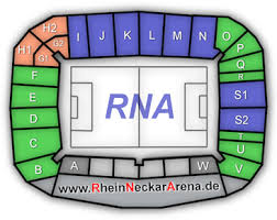 Rhein Neckar Arena Sitzplan