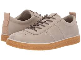 Ecco Crepetray Lace Up Womens Shoes Sage Nubuck Leather In
