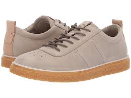 ecco crepetray lace up womens shoes sage nubuck leather in