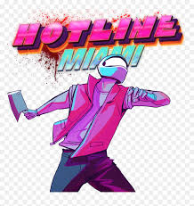 Set in 1989 miami, the game revolves primarily around an unnamed silent protagonist—dubbed jacket by fans—who has been receiving coded messages on his answering machine instru. I Wanted To Draw Something As A Warmup Before Drawing Hotline Miami Character Art Hd Png Download Vhv
