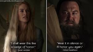 Cersei fez o que fez porque Robert a homenageou na frente de Ned Stark? :  r/gameofthrones