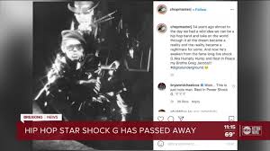 Digital underground mc shock g has reportedly died at the age of 57 according to crew member chopmaster j. 9zqid5gwwveu3m