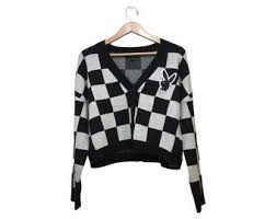 Playboy Cardigan Etsy