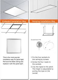 How to fix recessed lights spring clips. China Ce Tuv 50w 60 60 Backlit Led Flat Panel Ceiling Light 600 600 Manufacturers And Suppliers Lightman