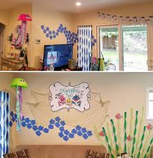 Birthday Party At Home Baby Shark Party Under The Sea Decorations Boy Birthday Parties Shark Birthday Shark Party Decorations