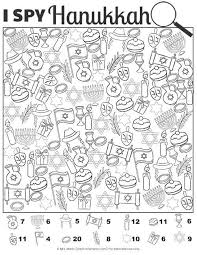 This post was created by a member of the buzzfeed commun. Free Printable I Spy Hanukkah Activity Mrs Merry