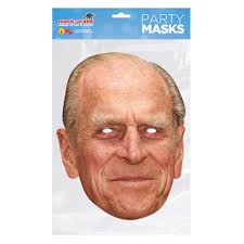 Prince Philip Duke of Edinburgh Party Mask Costume Accessory