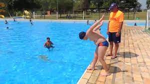 Tal y como se aprecia al comienzo del video viral de youtube, los perros se dirigen a la piscina. Thony Y Su Tecnica De Clavado En La Piscina Youtube