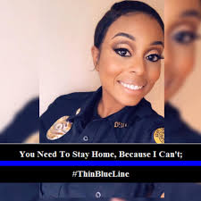 Another #FrontLine Hero during COVID-19 Officer Ka'Leah Dorsey She's a  rookie, but she's smart. She was able to come into law enforcement with an  attitude of gratitude. Her smile is infectious but