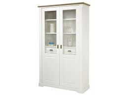 Vitrine 2 Portes Cottage Coloris Blanc Pas Cher Vitrine Conforama Bon Shopping Com Vitrine Conforama Conforama Vitrine