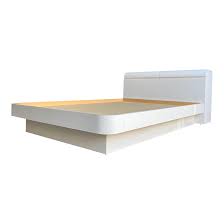 Are you looking for some extra storage space in your bedroom? 1980s Postmodern Curved White Formica Bed With Storage Headboard Chairish