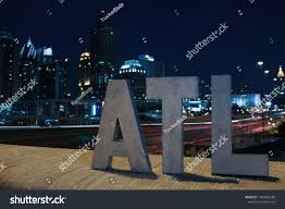 Atl Sign At Nightatl Sign Night Weekend Getaways Weekend In Atlanta Atlanta