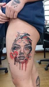 Trabalho autoral que trouxe da minha indentidade visual no graffiti e  realizei no meu amigo @le0_ilustra para convenção na escola  @thevoidtattooacademy onde estudei e me formei em tattoo ,e ganhei um ...