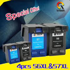 27 black print cartridge with the hp. 4 Printer Ink Cartridge Compatible For Hp 56 57 Xl Officejet 1110 4105 4110 4215 4219 4255 5145 5510 561 Printer Ink Cartridges Printer Cartridge Ink Cartridge