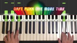 Legacy, the sequel to the 1982. Daft Punk One More Time Piano Tutorial Lesson Youtube