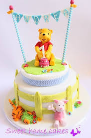 Winnie Pooh Cakesdecor Winnie The Pooh Cake Baby Birthday Cakes 1st Birthday Cakes