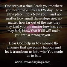 One Step At A Time