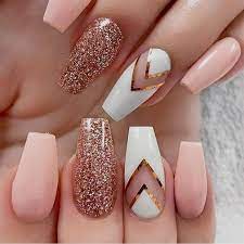 Look for plenty of greatest fall nail designs and tips! Image Result For Fall Nail Designs Almond Shaped Acrylicnaildesigns Light Pink Acrylic Nails Gold Glitter Nails Pink Acrylic Nails