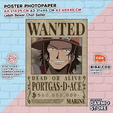 Que pasaría si en el mundo de one piece exista el celular e instagram, hay ships. Poster One Piece Ace D Monkey Buronan Wanted Bounty Latest Straw Hat Shopee Philippines
