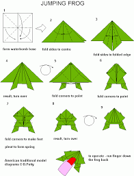 Task 1 Frog Origami Frog Origami Crafts Origami Easy