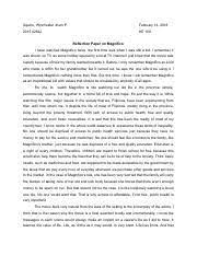 Paglilimi, repleksyon, reflection, paglilining, pagmuni muni, pagmumuni muni. Magnifico Reflection Paper Pdf Aquino Winchester Jhem P 2015 02622 He 100 Reflection Paper On Magnifico I Have Watched Magnifico Twice The First Time Course Hero