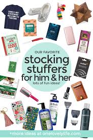 Finding the right stocking stuffers for her this christmas is sure to put a smile on her face. Stocking Stuffer Ideas For Him And Her One Lovely Life