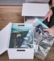 Smaller Winter Accessories Like Gloves And Scarves Are Placed And Stored In Plastic Bags Ikea Istad Remodel Bedroom Ikea
