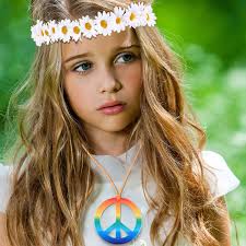 Flower Headbands 24 Piece Hippie Costume Accessories Set