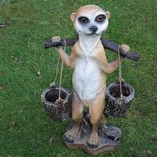 Dekofigur Erdmannchen Wassertrager Zum Bepflanzen Tierfigur Garten Pflanztopf Garten Ideen Gestaltung Garten Deko Garten De Deko Natur Erdmannchen Pflanzen