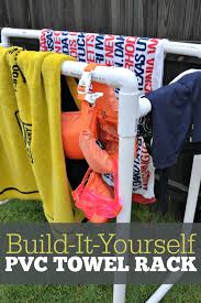 How To Build A Diy Pool Towel Rack Pvc Towel Rack Plans