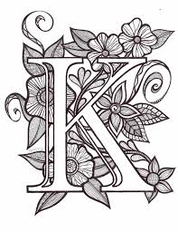 Here are coloring pages inspired by the beauties of nature: Letter K Coloring Page Novocom Top