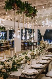 Rustic Elegant Fairytale Wedding Reception This Reception Is Beyond Beautiful With The Magical Lig Wedding Aisle Decorations Punta Cana Wedding Indoor Wedding