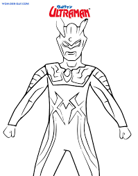 Ultraman ginga flying coloring page for kids. Ausmalbilder Ultraman 80 Kostenlose Ausmalbilder