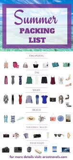 These accessories can be both stylish and practical, acting as a shield from the sun's strong rays. Best Packing List For A Summer Vacation Arzo Travels