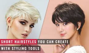 Best reviews of hair products and hair styling tools including blow dryer, hair straightener and curling iron. 12 Short Hairstyles You Can Create With Styling Tools Bhrt