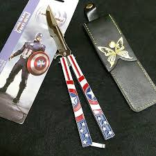 We did not find results for: Training Dull Edge Captain America Cartoon Design Butterfly Knife Men S Fashion Activewear On Carousell
