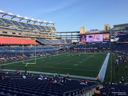 gillette stadium section 140 new england patriots