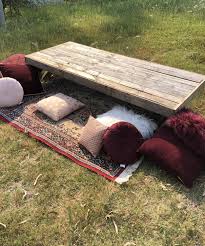 Boho Low Picnic Tables Party Ingredients Picnic Table Party Diy Picnic Table Pallet Picnic Tables