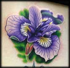 The Iris Is Also The February Birth Flower Iris Flower Tattoo Iris Tattoo Birth Flower Tattoos