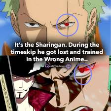 See high quality wallpapers follow the tag #one piece zoro desktop wallpaper. Quote The Anime On Twitter Secret Of Zoro S Left Eye Onepiece Zoro Luffy Wano Hawkeye Anime Animememes