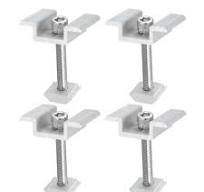 Set of 4 Solar Panel Mount Mid Clamps, 45mm Aluminum Solar Mid Clamp | eBay